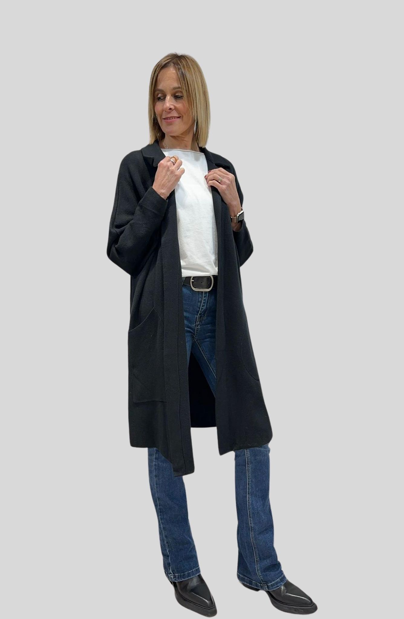 Chaqueta punto larga - Imagen 2