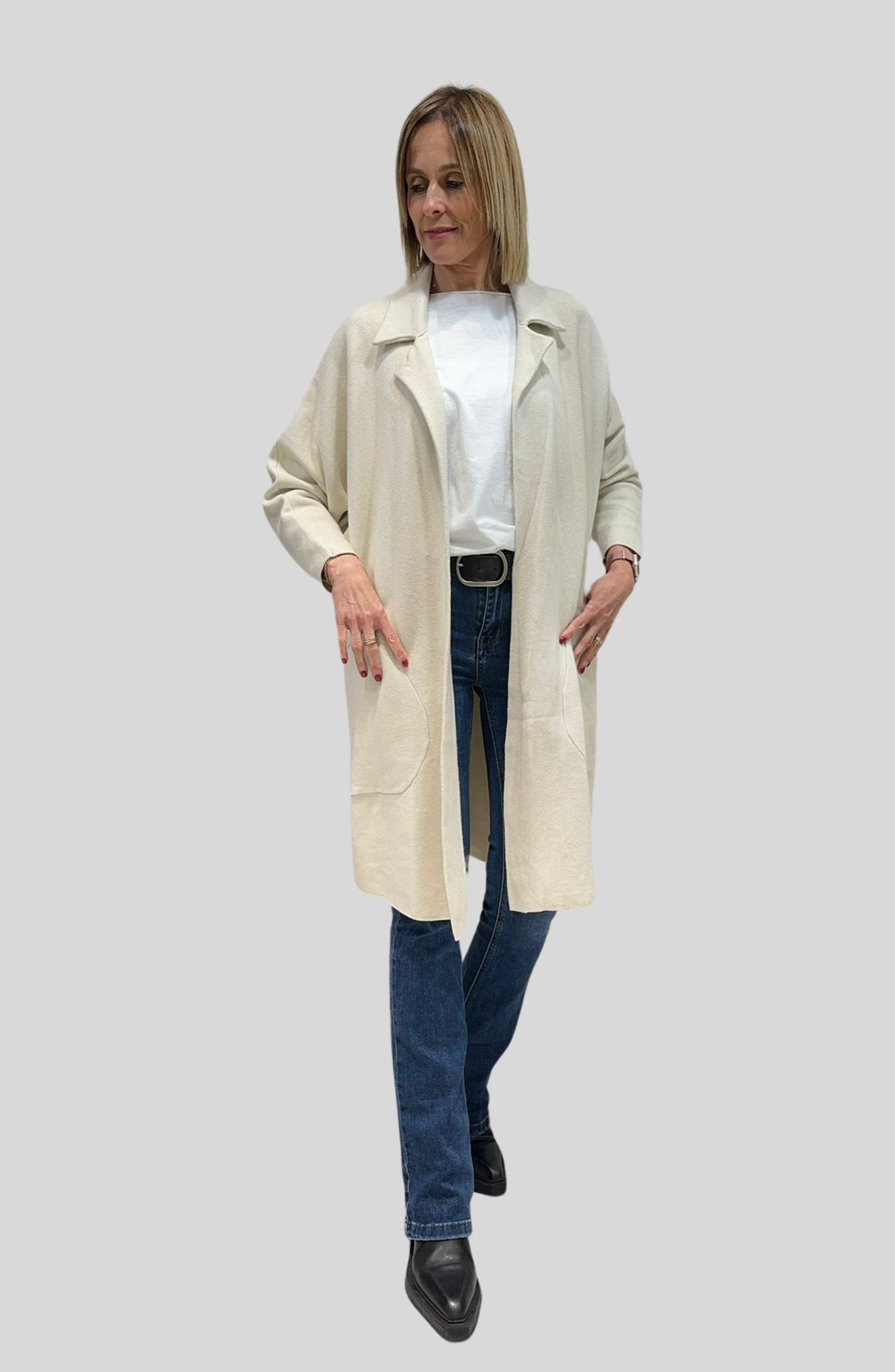 Chaqueta punto larga - Imagen 3
