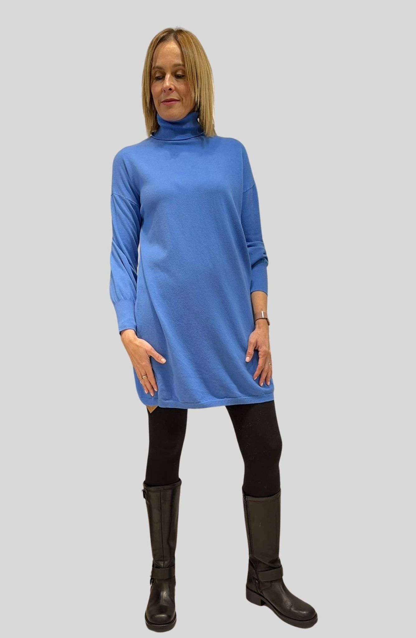 Vestido cuello alto - Imagen 8