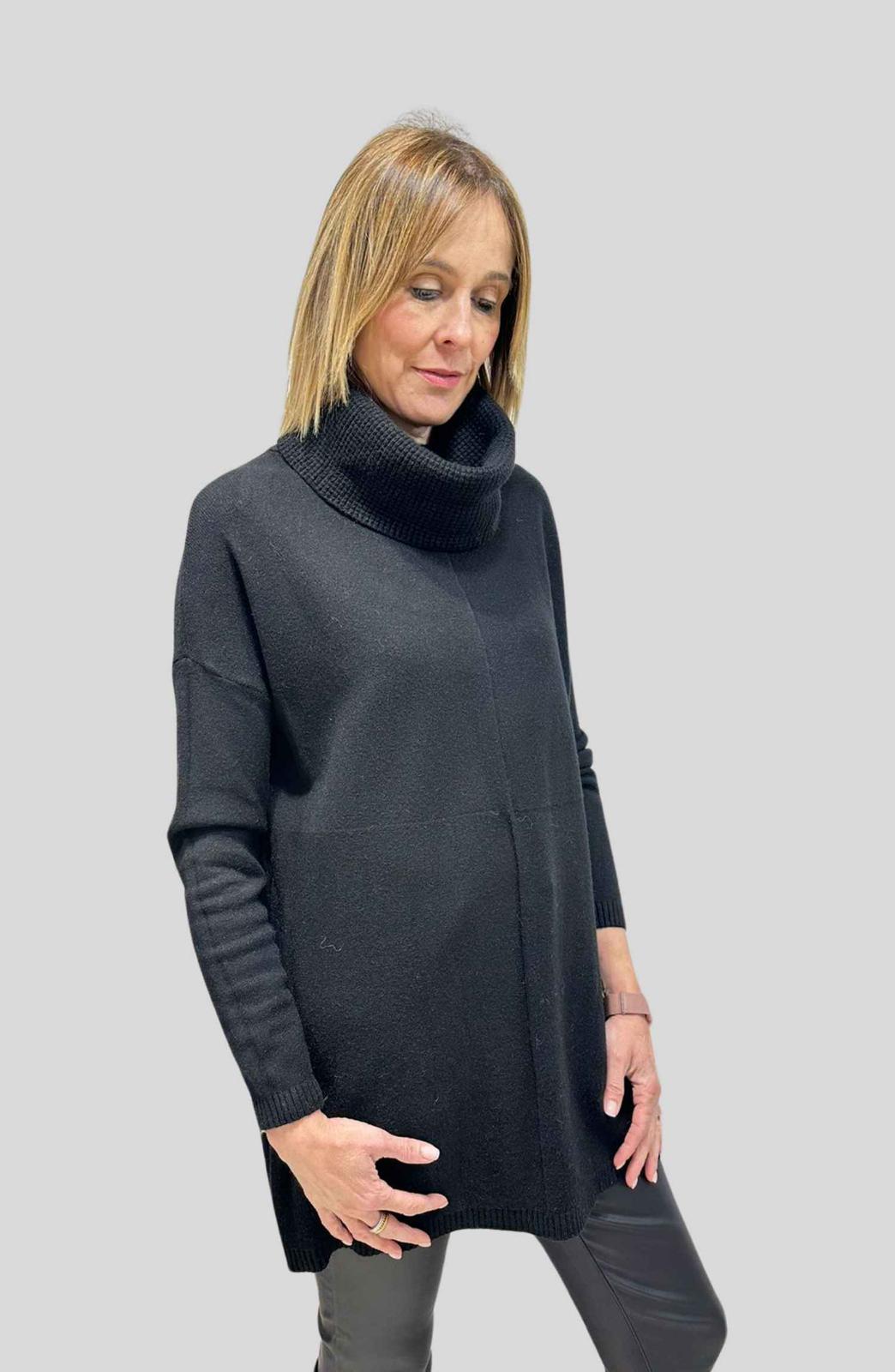 Vestido cuello vuelto