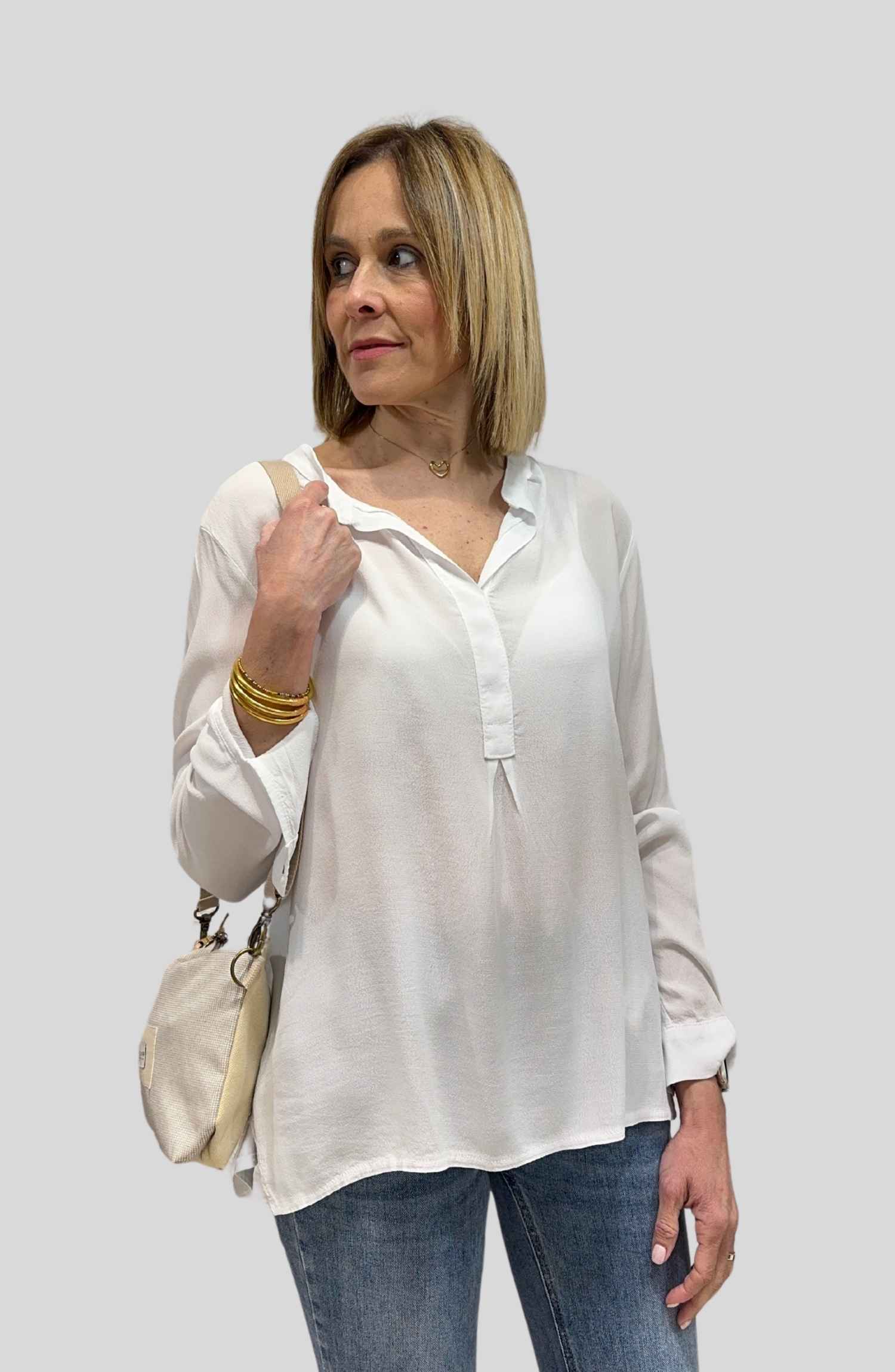 Blusa Cuello Mao - Imagen 4
