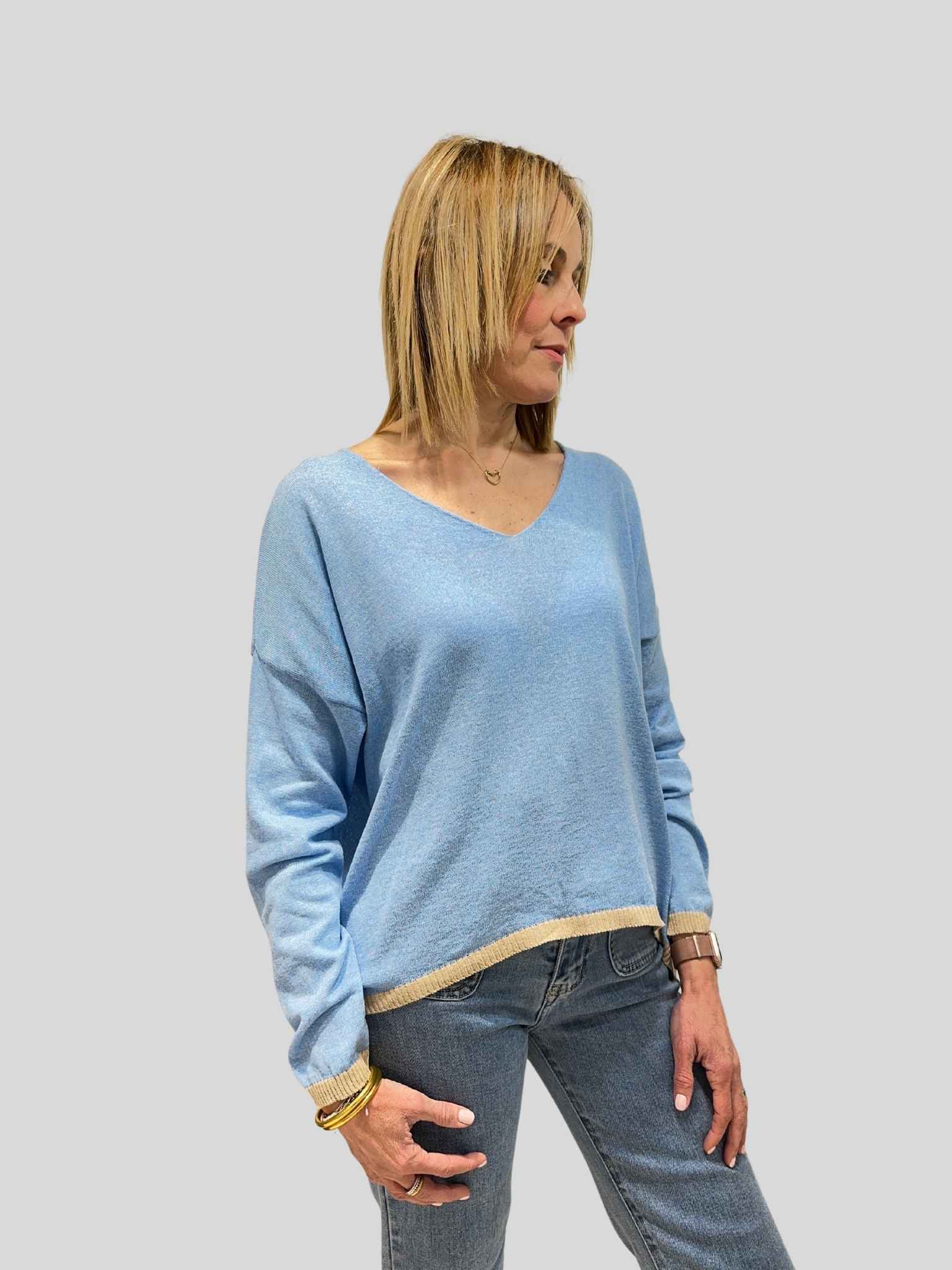 Jersey Pico Celeste