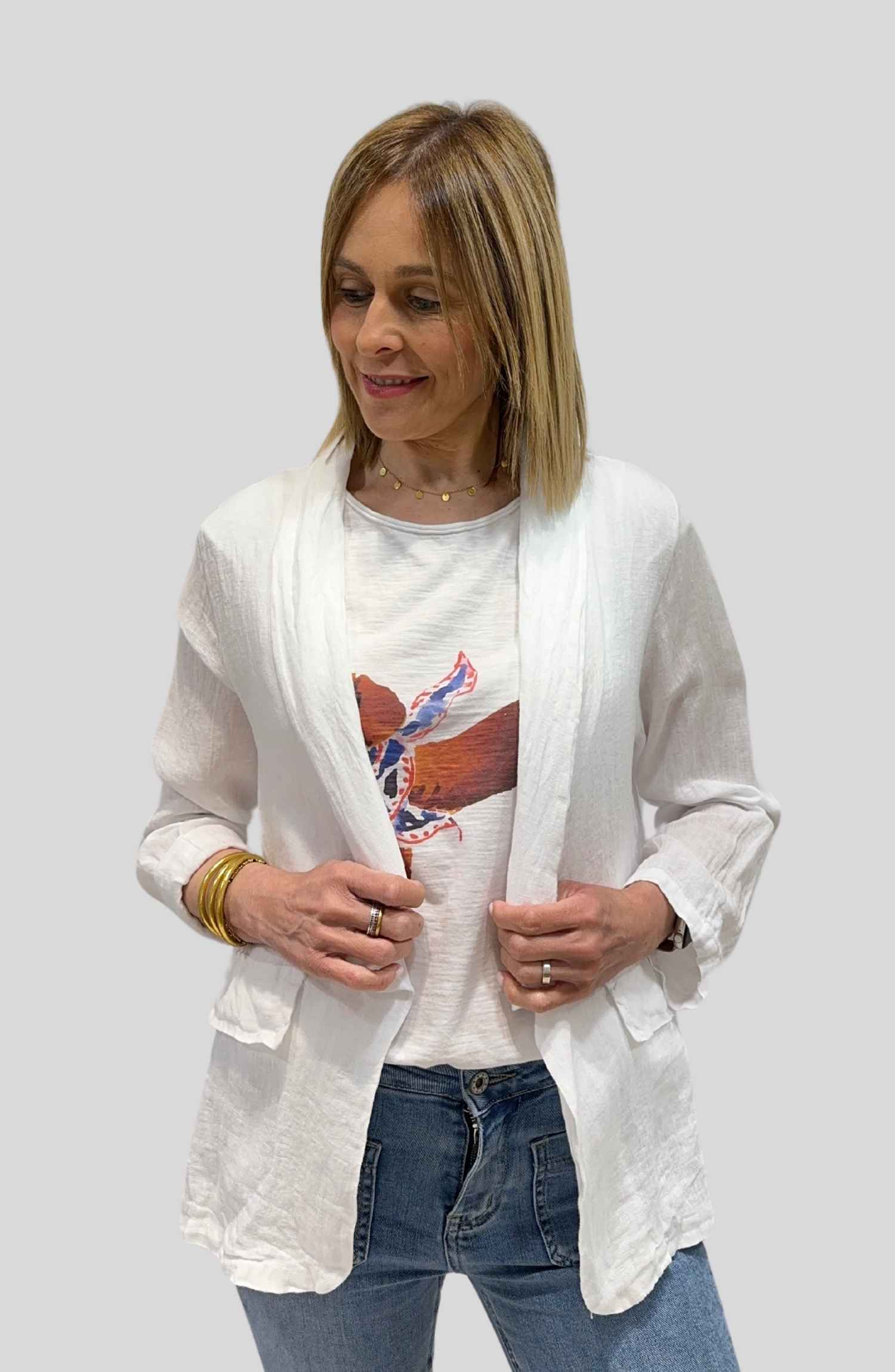 Blazer lino - Imagen 4