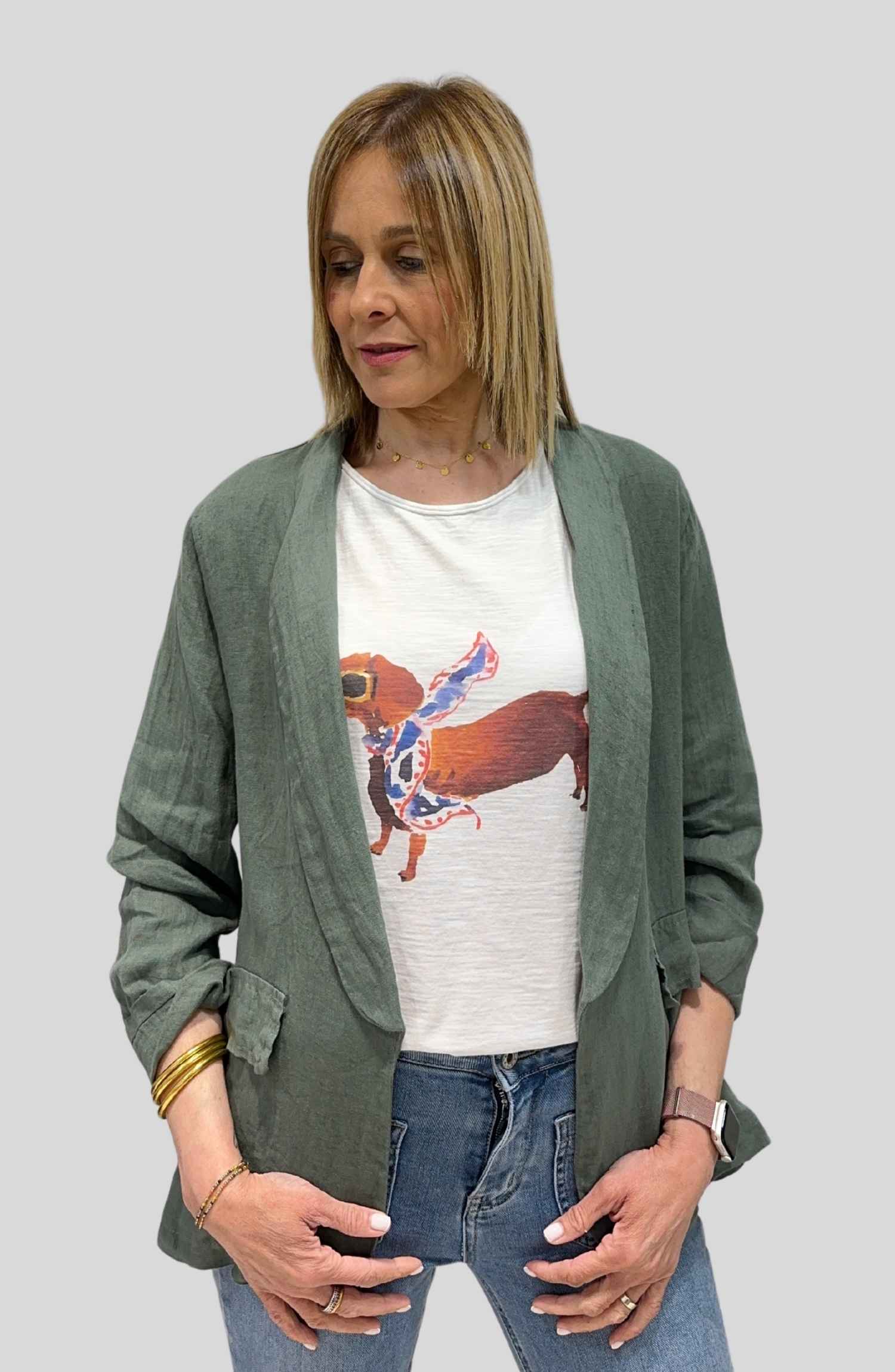 Blazer lino - Imagen 5
