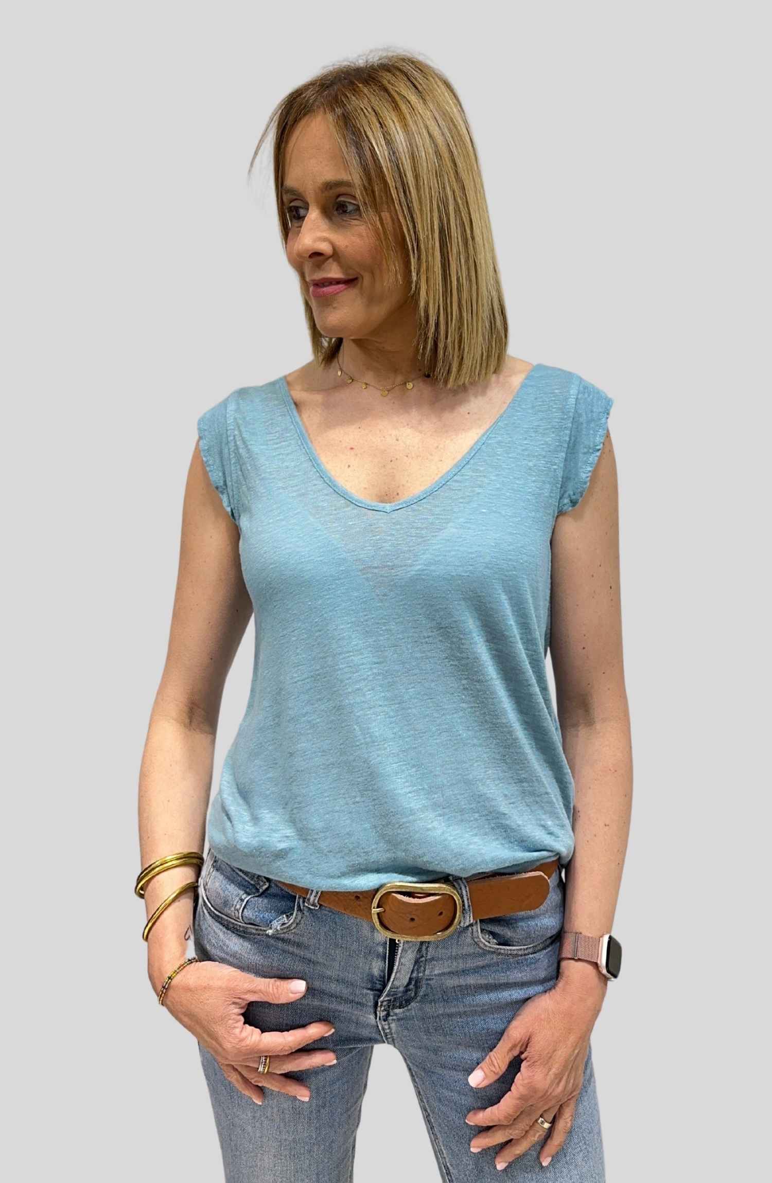 Camiseta de lino - Imagen 4