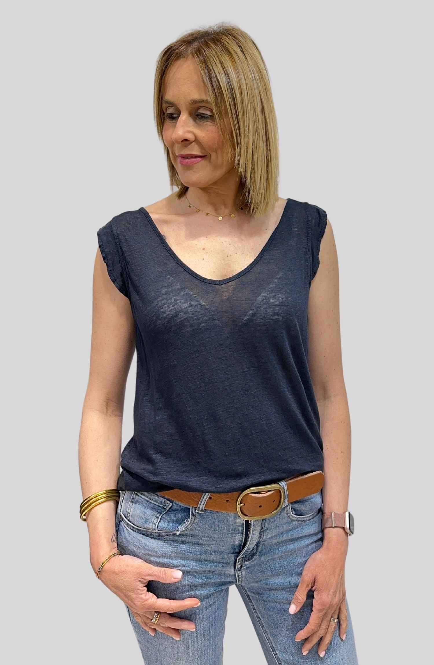 Camiseta de lino - Imagen 5