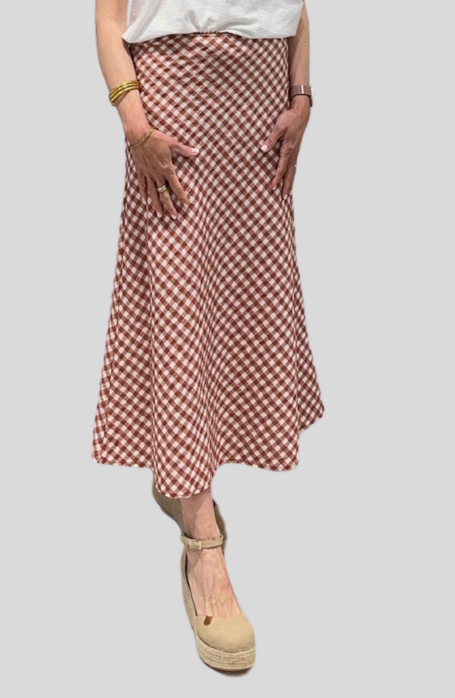 Falda cuadro vichy - Imagen 2