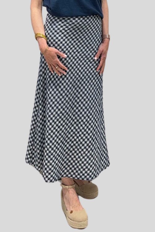 Falda cuadro vichy