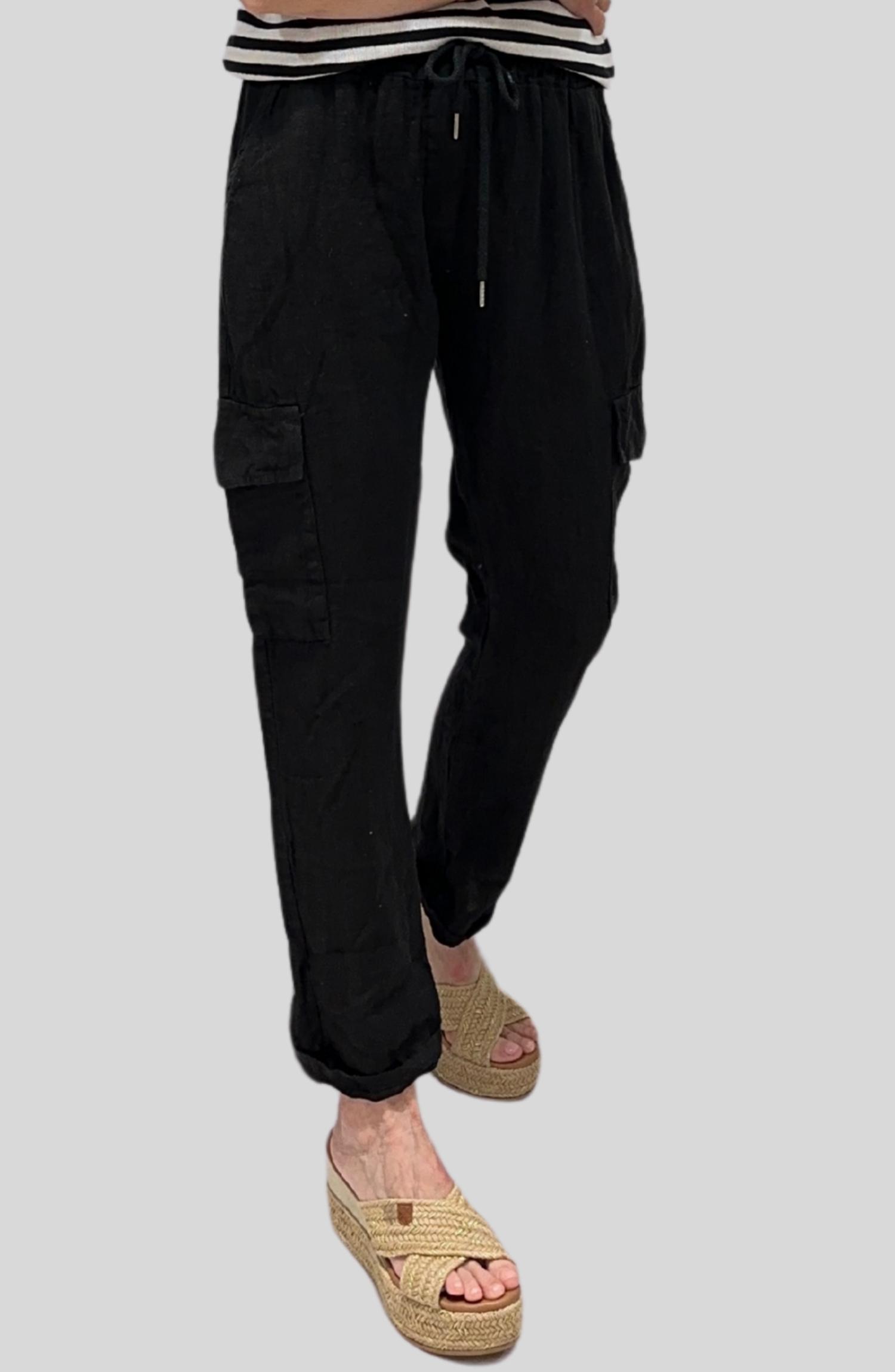 Pantalón lino Cargo - Imagen 6